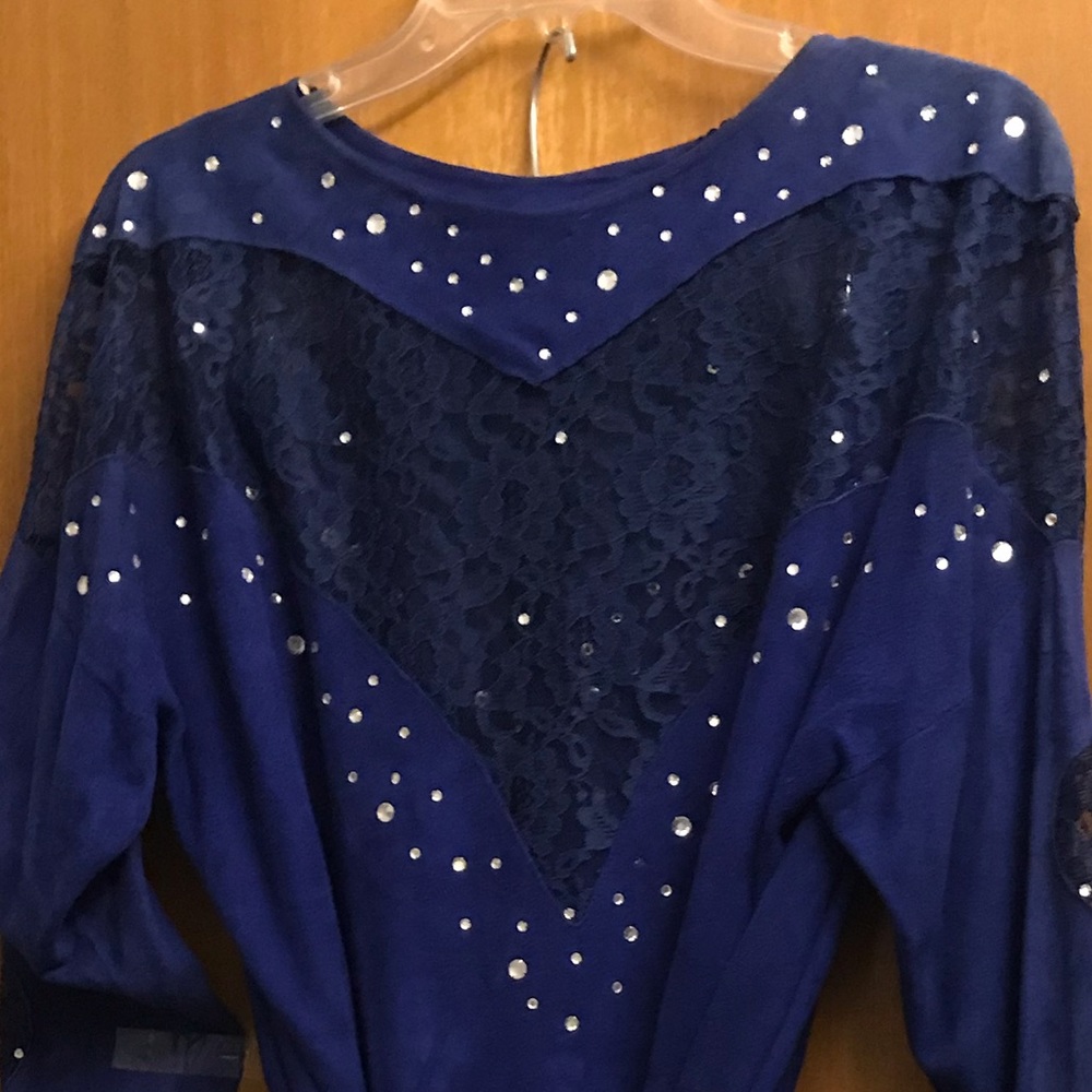 Lace & Suede long skirt and blouse